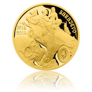 Czech Republic / Gold Ounce 2014 Assassination in Sarajevo - reverse photo