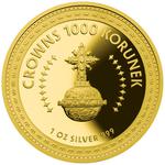 Silver Ounce 2013 Royal Orb: Photo Coin, Czech Republic, Silver Ounce 2013 Royal Orb - Gold Plated / thumbnail