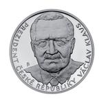 Silver Half Ounce 2008 Vaclav Klaus: Photo Coin, Czech Republic, Silver Half Ounce 2008 Vaclav Klaus / thumbnail