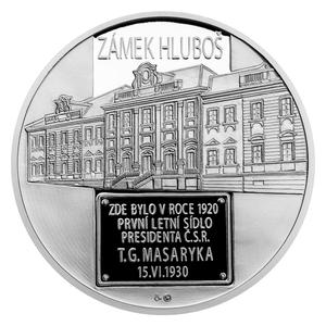 Czech Republic / Silver Medal 2021 Hluboš Chateau - obverse photo