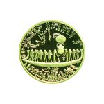 Gold Quarter Ounce 2001 New Millennium: Photo Coin, Czech Republic, Gold Quarter Ounce 2001 New Millennium / thumbnail