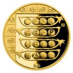 Gold Half Ounce 2022 Gregor Mendel: Photo Coin, Czech Republic, Gold Half Ounce 2022 Gregor Mendel / thumbnail