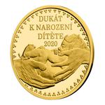 Ducat 2020 Newborn Baby, Personalised: Photo Coin, Czech Republic, Ducat 2020 Newborn Baby, Personalised / thumbnail
