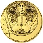 Gold Kilo 2011 Ema Destinnová: Photo Gold medal Ema Destinnová 2000-crown banknote motif / thumbnail