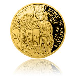 Czech Republic / Gold Half Ounce 2017 Saint Wenceslas Chapel - reverse photo