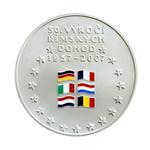 Silver Half Kilo 2007 Treaties of Rome: Photo Coin, Czech Republic, Silver Half Kilo 2007 Treaties of Rome / thumbnail