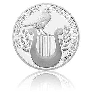 Czech Republic / Silver Ounce 2014 Karel Gott - German - obverse photo