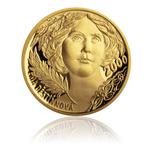 Gold Medal 2013 Oldrich Kulhanek - Masaryk: Photo Coin, Czech Republic, Gold Medal 2013 Oldrich Kulhanek - Masaryk / thumbnail