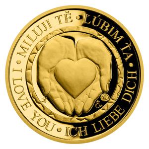 Czech Republic / Ducat 2021 I Love You - reverse photo