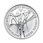 Silver Medal 2009 Skiing: Photo Coin, Czech Republic, Silver Medal 2009 Skiing / thumbnail