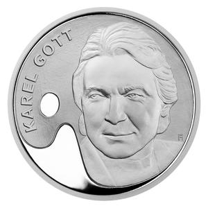 Czech Republic / Silver Ounce 2019 Karel Gott - Painter - reverse photo
