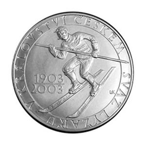 Czech Republic / Two Hundred Korun 2003 Ski Association Anniversary - obverse photo