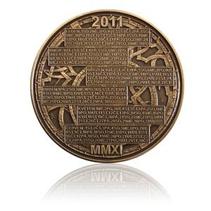 Czech Republic / Brass Medal 2011 Calendar - reverse photo