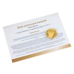 Gold Half Ounce 2016 Vlasta Burian: Photo Coin, Czech Republic, Gold Half Ounce 2016 Vlasta Burian / thumbnail