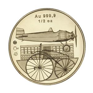 Czech Republic / Gold Half Ounce 2008 Technical Museum - obverse photo