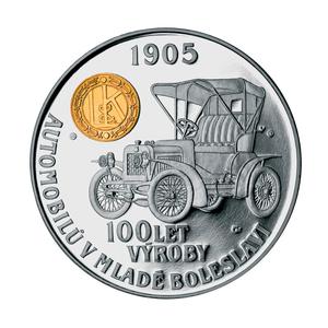 Czech Republic / Silver Medal 2005 Automobile - reverse photo