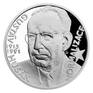 Czech Republic / Silver Ounce 2017 Gustáv Husák - reverse photo