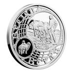 Silver Ounce 2017 Prague Astronomical Clock - Aries: Photo Coin, Czech Republic, Silver Ounce 2017 Prague Astronomical Clock - Aries / thumbnail