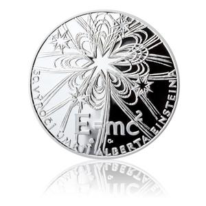 Czech Republic / Silver Medal - Albert Einstein - obverse photo