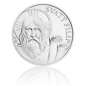 Czech Republic / Silver Medal - Apostle Philip - reverse photo