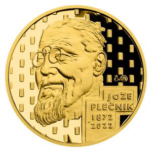 Czech Republic / Gold Half Ounce 2022 Jože Plečnik - reverse photo