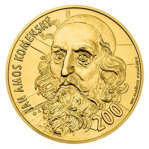 Czech Republic / Gold Kilo 2014 J. A. Komenský - reverse photo