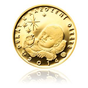 Czech Republic / Ducat 2014 Newborn Baby - reverse photo