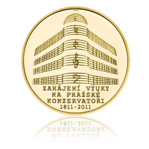 Czech Republic / Gold Half Ounce 2011 Prague Music Academy - reverse photo