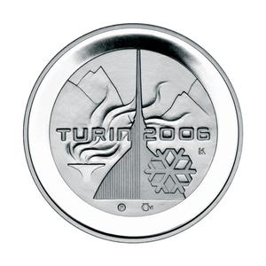Czech Republic / Silver Half Ounce 2006 Winter Olympics - reverse photo