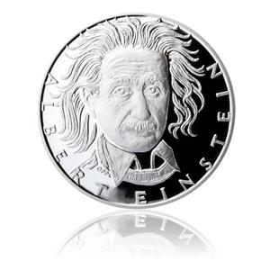 Czech Republic / Silver Medal - Albert Einstein - reverse photo
