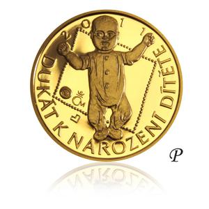 Czech Republic / Ducat 2011 Newborn Baby - Personalised - reverse photo