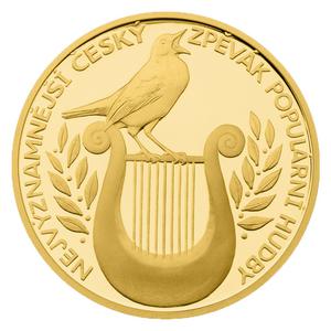 Czech Republic / Gold Half Ounce 2014 Karel Gott - obverse photo