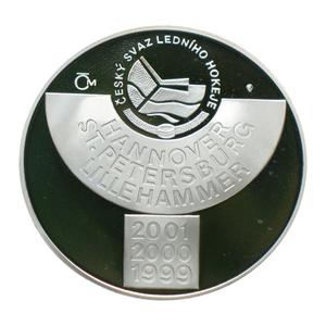 Czech Republic / Silver Medal 2001 Ice Hockey - reverse photo