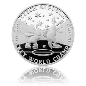 Czech Republic / Silver Medal 2015 World Championship in Ice Hockey - obverse photo