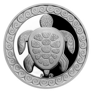 Czech Republic / Silver Ten Grams 2021 Turtle - obverse photo
