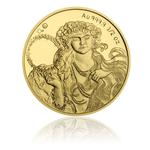Gold Half Ounce 2010 Alfons Mucha: Photo Coin, Czech Republic, Gold Half Ounce 2010 Alfons Mucha / thumbnail