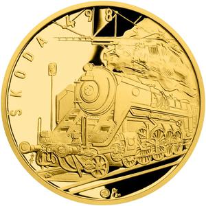 Czech Republic / Gold Half Ounce 2021 Škoda 498 Albatros - reverse photo