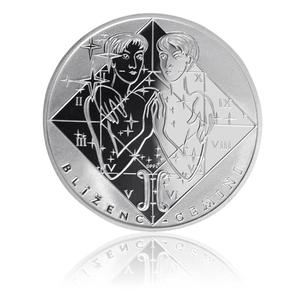 Czech Republic / Silver Half Ounce 2010 Gemini - reverse photo