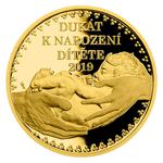 Gold Ducat 2019 Birth of a Child - Personalised: Photo Coin, Czech Republic, Gold Ducat 2019 Birth of a Child - Personalised / thumbnail