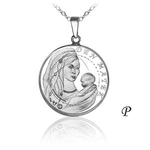 Czech Republic / Silver Pendant 2011 Mothers Day - reverse photo