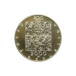 Two Hundred Korun 2000 Zdeněk Fibich: Photo Coin, Czech Republic, Two Hundred Korun 2000 Zdenek Fibich / thumbnail