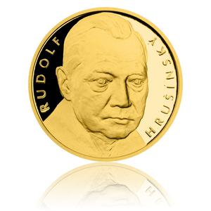 Czech Republic / Gold Quarter Ounce 2016 Rudolf Hrušínský - reverse photo