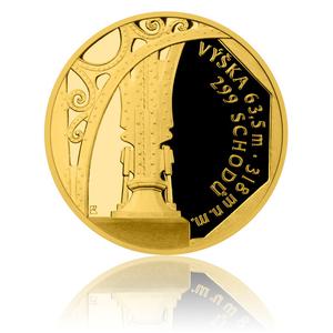 Czech Republic / Gold Quarter Ounce 2017 Petřín Tower - obverse photo