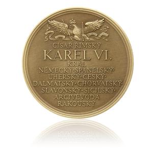 Czech Republic / Brass Medal 2010 Charles IV - reverse photo