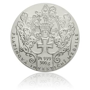 Czech Republic / Platinum Half Kilo 2013 Zlata Koruna Monastery - reverse photo