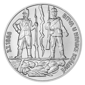 Czech Republic / Silver Ten Ounces 2022 Battle of Hradec Králové - reverse photo