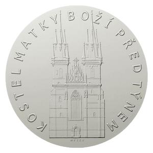 Czech Republic / Platinum Half Kilo 2018 Gothic Style - obverse photo