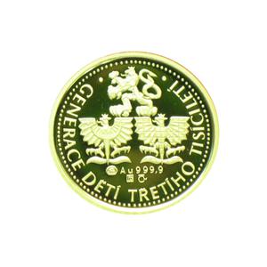 Czech Republic / Gold Quarter Ounce 2001 Children of the Third Millennium - obverse photo