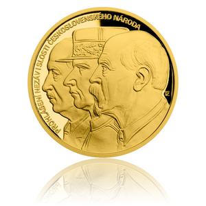 Czech Republic / Gold Half Ounce 2018 Washington Declaration - reverse photo