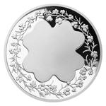 Silver Ten Grams 2014 Quatrefoil For Luck - Personalised: Photo Coin, Czech Republic, Silver Ten Grams 2014 Quatrefoil For Luck - Personalised / thumbnail